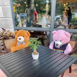 Our friends the Teddy Family at Edge Eatery