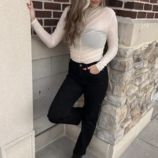 Metallic sheer date night ready