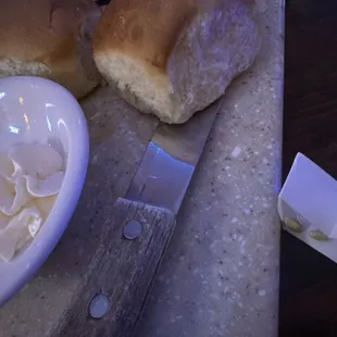 Hard crusty non edible bread