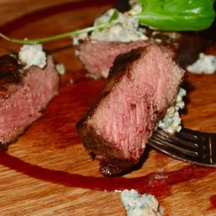 Lord have mercy - the New York Strip was perfection (the best steak I&apos;ve had in a while). The cut of meat was full of flavor.