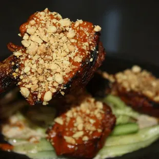 The lamb had a gamey Mediterranean spice that was balanced by the lightness of the cucumber, and tang of the tzatziki.