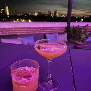 Passion fruit N.A. martini and passion fruit margarita don't remember their names we both liked them 2/4/25