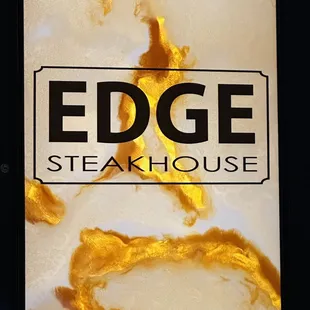 Sign in front of restaurant