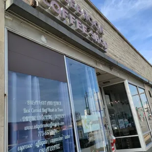 the outside of the building