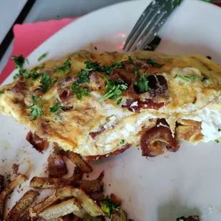 Goat Cheese Omelette