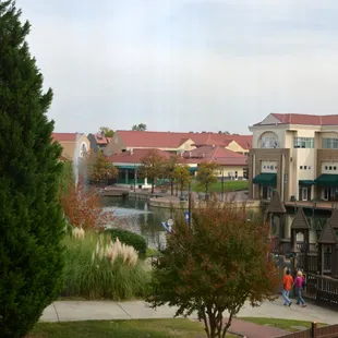 View from our table. Note the childrens area below