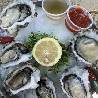 Fresh Oysters on the Half Shell