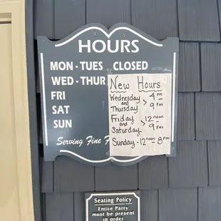 hours and hours closed