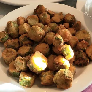 Fried okra