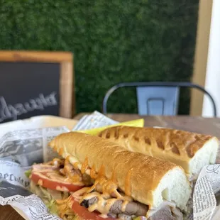 I got a turkey and beef sub.
