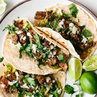 Beef Angus skirt steak tacos