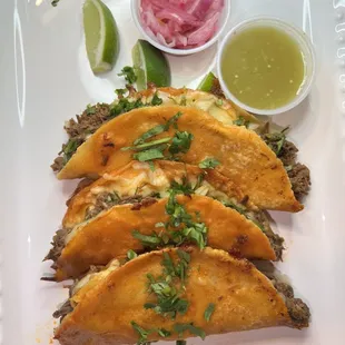 Delicious beef Quesabirrias