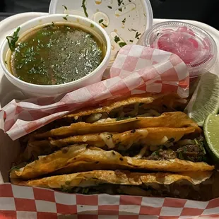 Birria tacos $13.50