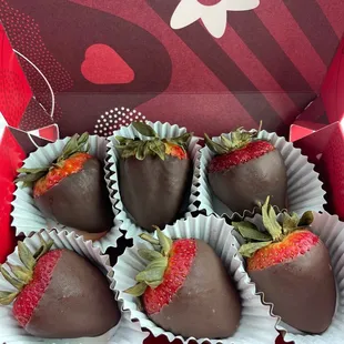 Chocolate covered strawberries!