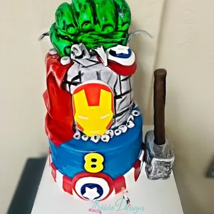 Avengers cake