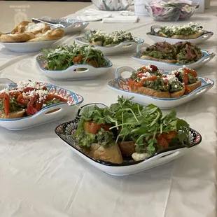 Avocado toast buffet