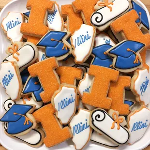 Custom Graduation Cookies.
