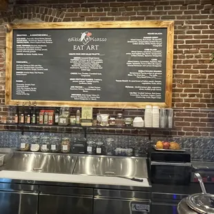 Menu includes sandwiches, poke bowls, and all sorts of gourmet desserts!!!