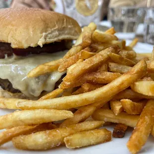 Burger and Fries