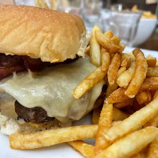 Burger and Fries