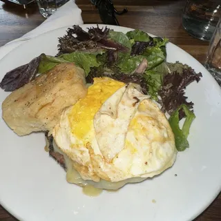 Sausage, Egg, and Cheese on House Made Biscuit
