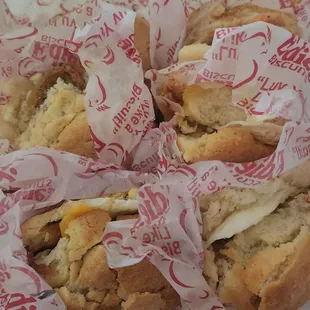 Biscuit sandwiches