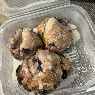 Blueberry biscuits