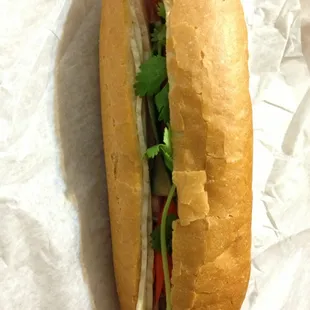 Not he best banh mi I've had but it will do, especially with ice cream!