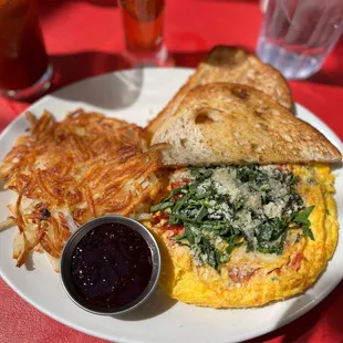 Spinach Frittata with Brie!