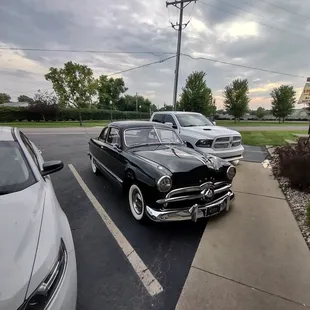 Classic 1949 Ford just happened to be there