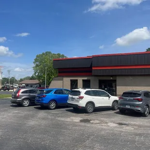 Exterior view of the diner.