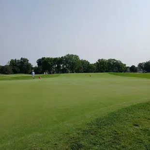 Huge putting green