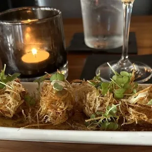 POTATO - CRUSTED OYSTERS