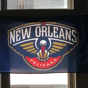 a new orleans pelicans banner