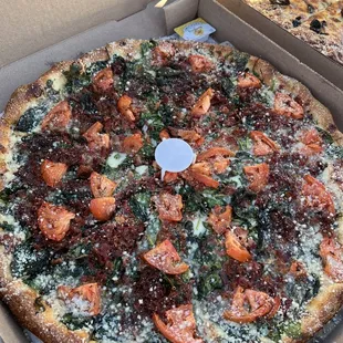 Bacon and spinach