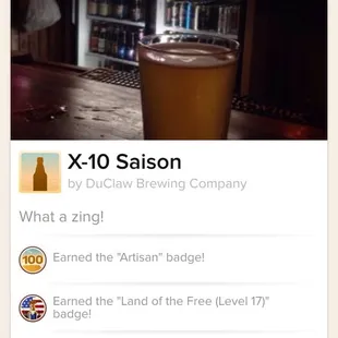 100th beer recorded on Untappd here at Edison's