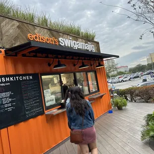 Trying a bartender in her natural habitat