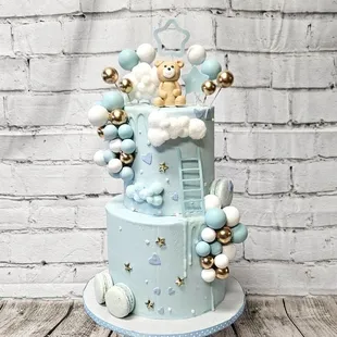 a baby shower cake