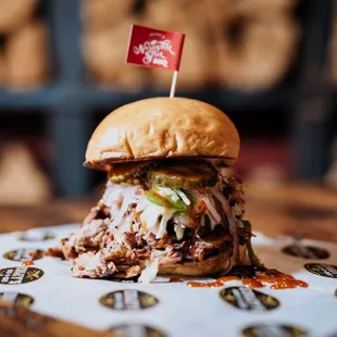 Nashville Style Pulled Pork Sandwich