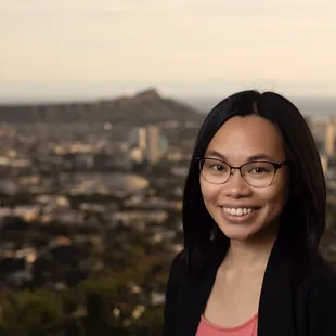 I wanted a headshot with natural scenery in the background. He was patient and captured great shots when the wind was still.