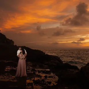 Sunrise at East Oahu with a visiting couple from the mainland.