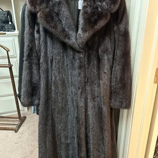 Gorgeous full length mink coat