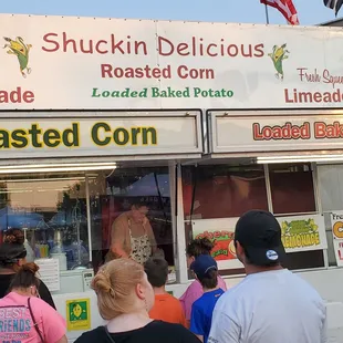 Shocking delicious roasted corn