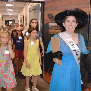 Educational programs help children and adults step into history.