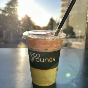 Strawberry Matcha Latte