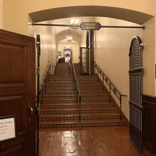Dining room inside the international house cafe