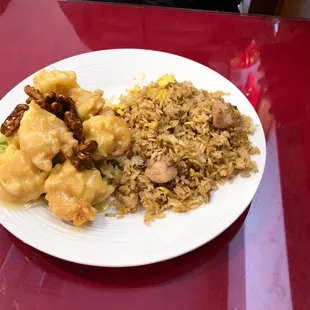 Honey walnut prawns Yum Yum