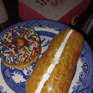 Cream filled and Homer Simpson sprinkles