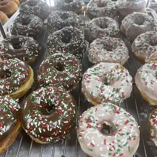 a variety of doughnuts
