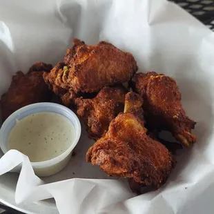 The wings were terrific.